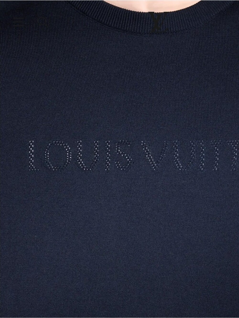 Louis Vuitton Crewneck Cashmere Cotton T-Shirt - Picture 2 of 16